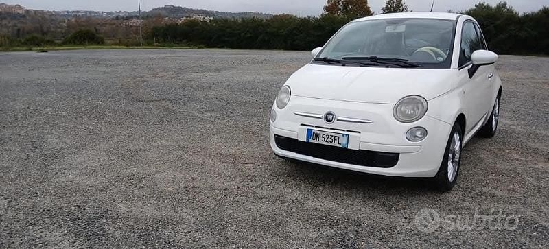 Usata Fiat 500 75 CV (55 kW) 2008 Bianco Utilitaria