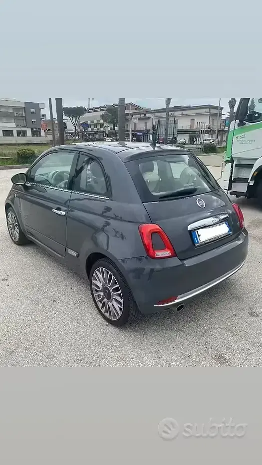 Usata Fiat 500 69 CV (50 kW) 2018 Grigio Berlina