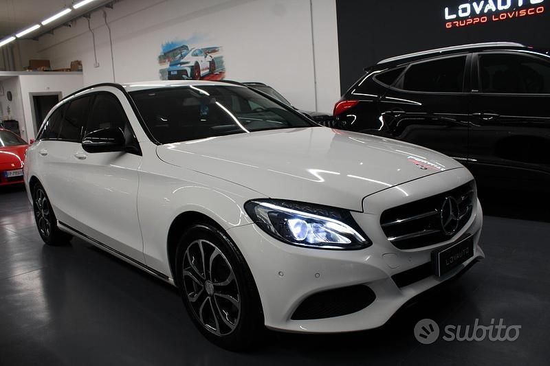 Bianco Usata 2016 Mercedes C220 Tre volumi | 16.500 € (Ottimo prezzo) - Immagine 1/4