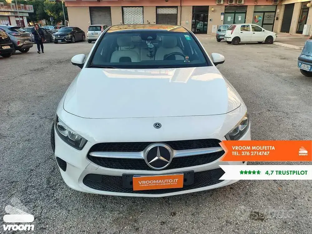 Usata Mercedes A180 116 CV (85 kW) 2019 Bianco Berlina