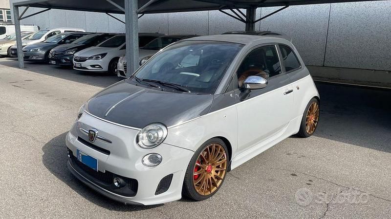 Usata Abarth 500C Custom 135 CV (99 kW) 2013 Grigio Cabrio