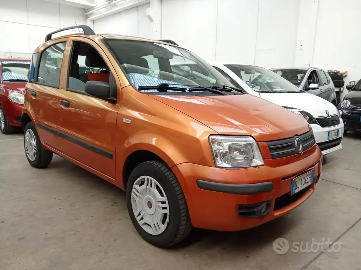 Usata Fiat Panda Dynamic 60 CV (44 kW) 2007 Arancione Utilitaria