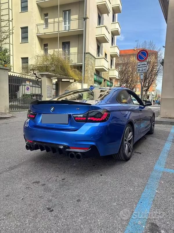 Usata BMW 420 M Sport 250 CV (183 kW) 2015 Blu Coupé