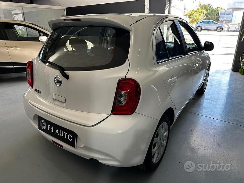 Usata Nissan Micra Acenta 80 CV (58 kW) 2016 Bianco Utilitaria
