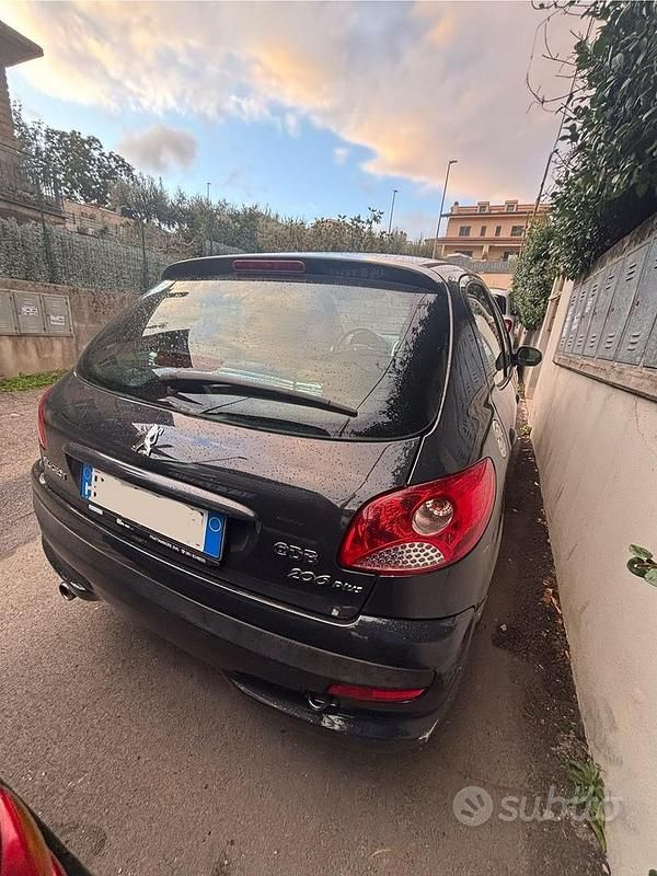 Usata Peugeot 206+ 2009 Nero Utilitaria