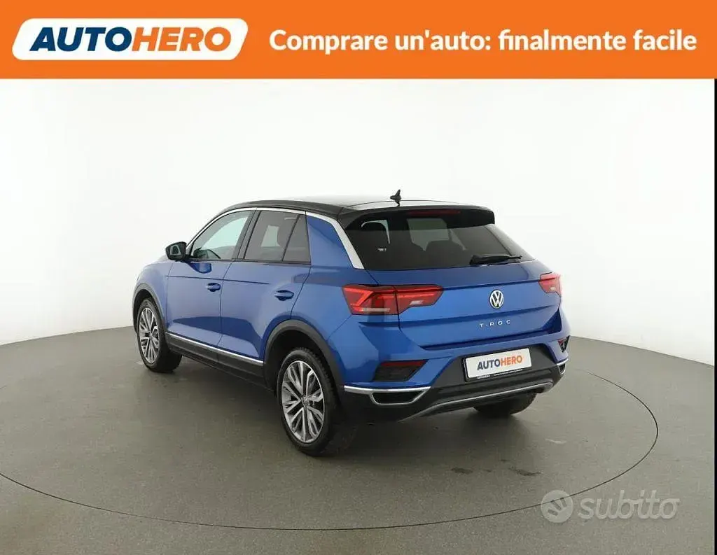 Usata VW T-Roc Advance 150 CV (110 kW) 2019 Blu/azzurro SUV
