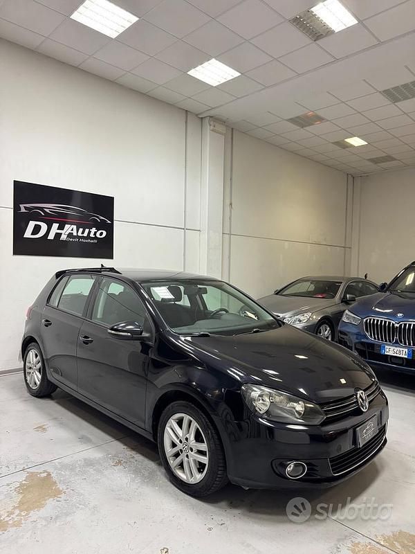 Usata VW Golf VI Highline 122 CV (89 kW) 2011 Nero Utilitaria