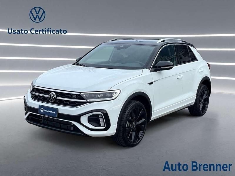 Nuova VW T-Roc R-line Plus 150 CV (110 kW) 2025 Pure white nero SUV