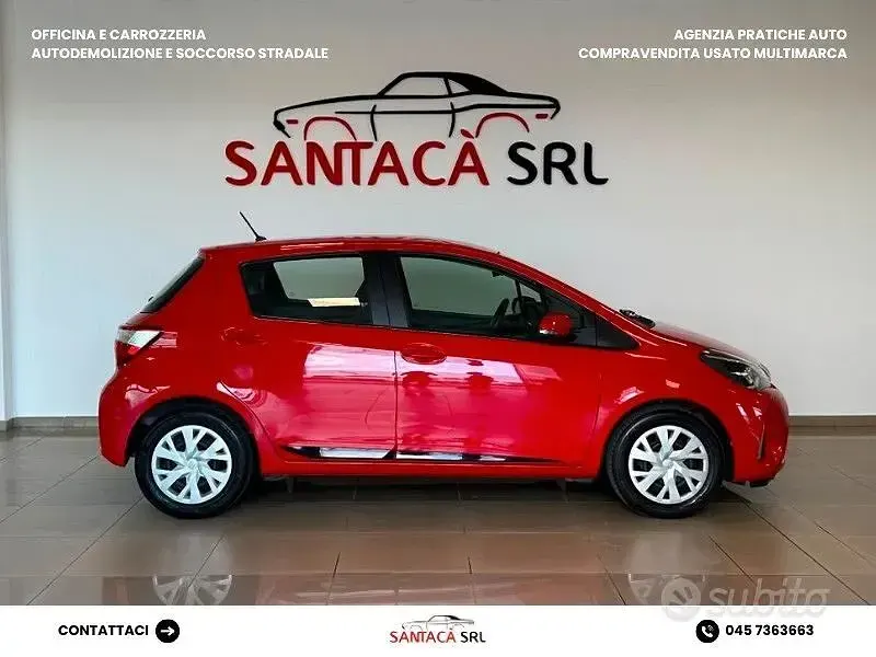 Usata Toyota Yaris Active 72 CV (52 kW) 2019 Rosso Berlina