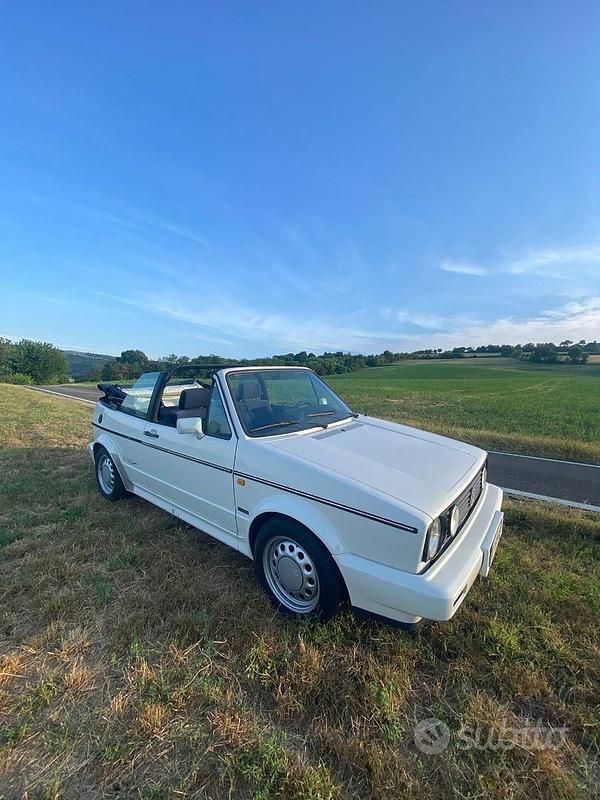 Usata VW Golf Cabriolet 72 CV (52 kW) 1991 Bianco Cabrio
