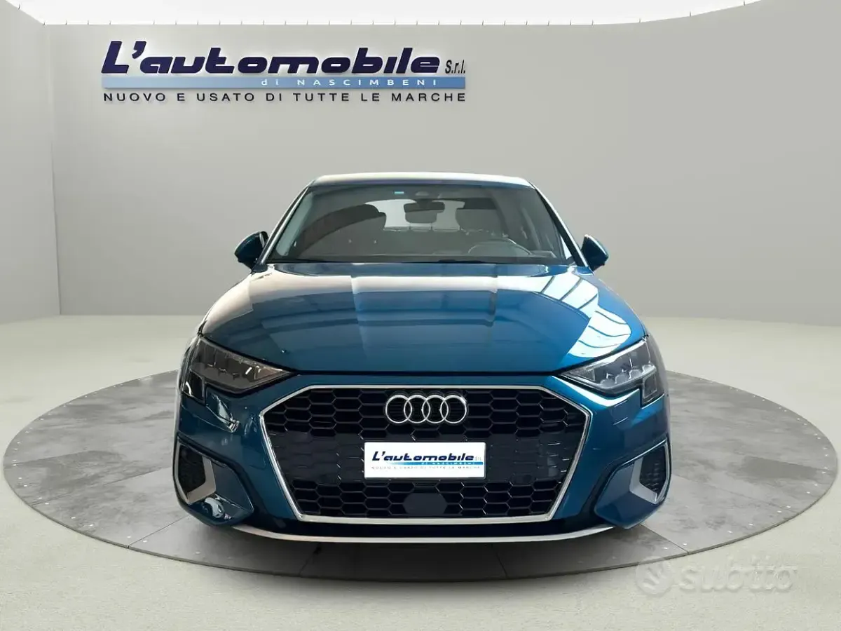 Usata Audi A3 Advanced 116 CV (85 kW) 2022 Blu Berlina
