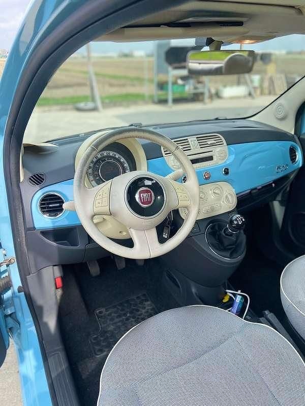 Usata Fiat 500 Lounge 69 CV (50 kW) 2012 Blu/azzurro Utilitaria