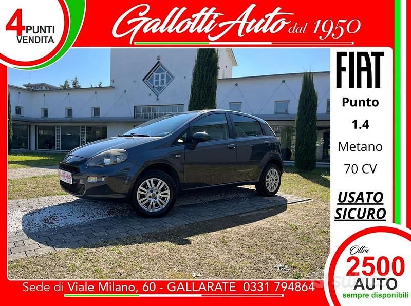 Usata Fiat Punto Easy 70 CV (51 kW) 2012 Nero Utilitaria