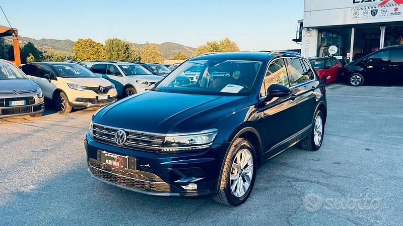 Usata VW Tiguan Style 150 CV (110 kW) 2019 Blu SUV