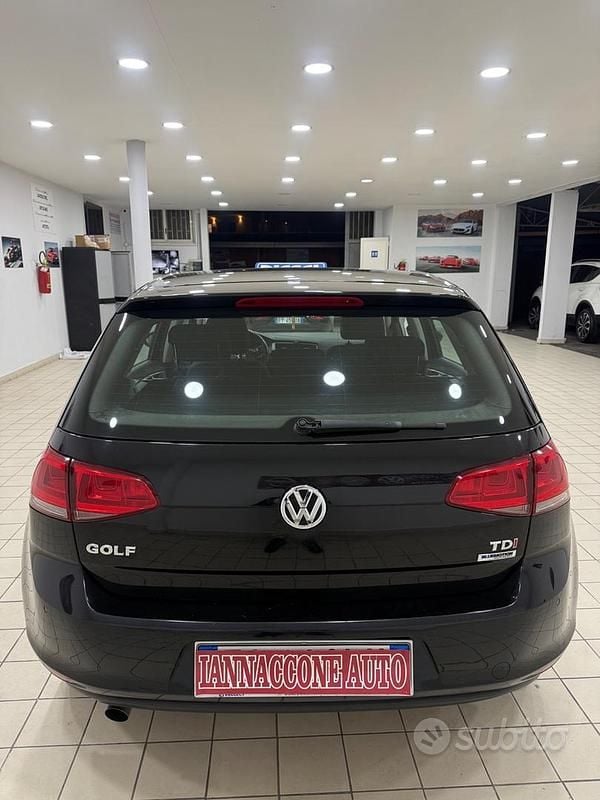 Usata VW Golf VII 110 CV (80 kW) 2016 Nero Berlina