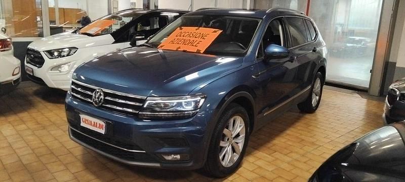 Usata VW Tiguan Allspace Advance 150 CV (110 kW) 2021 Blu silk / metallizzato SUV