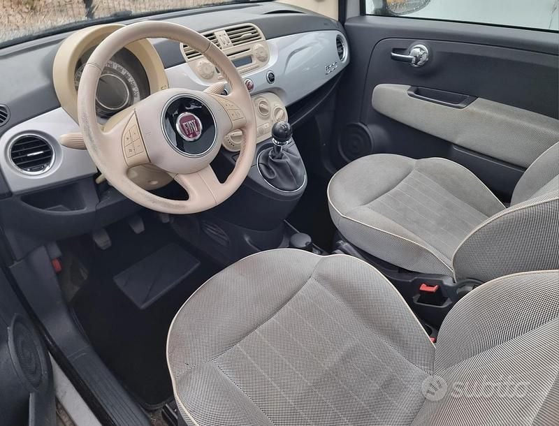 Usata Fiat 500 69 CV (50 kW) 2009 Grigio Cabrio