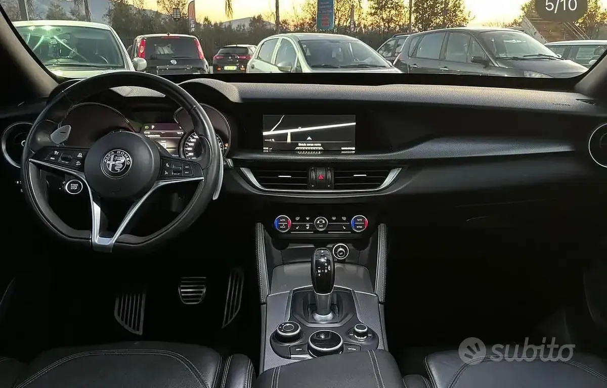 Usata Alfa Romeo Stelvio 210 CV (154 kW) 2019 Nero SUV