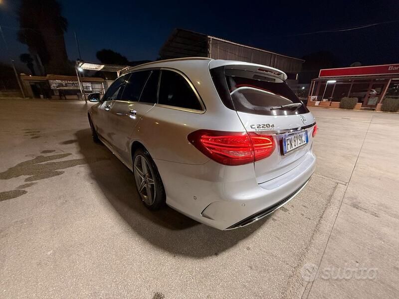 Usata Mercedes C220 194 CV (142 kW) 2018 Grigio Station wagon