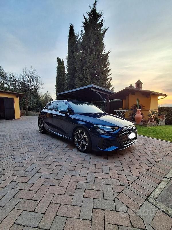 Usata Audi A3 S-Line 116 CV (85 kW) 2022 Blu Berlina