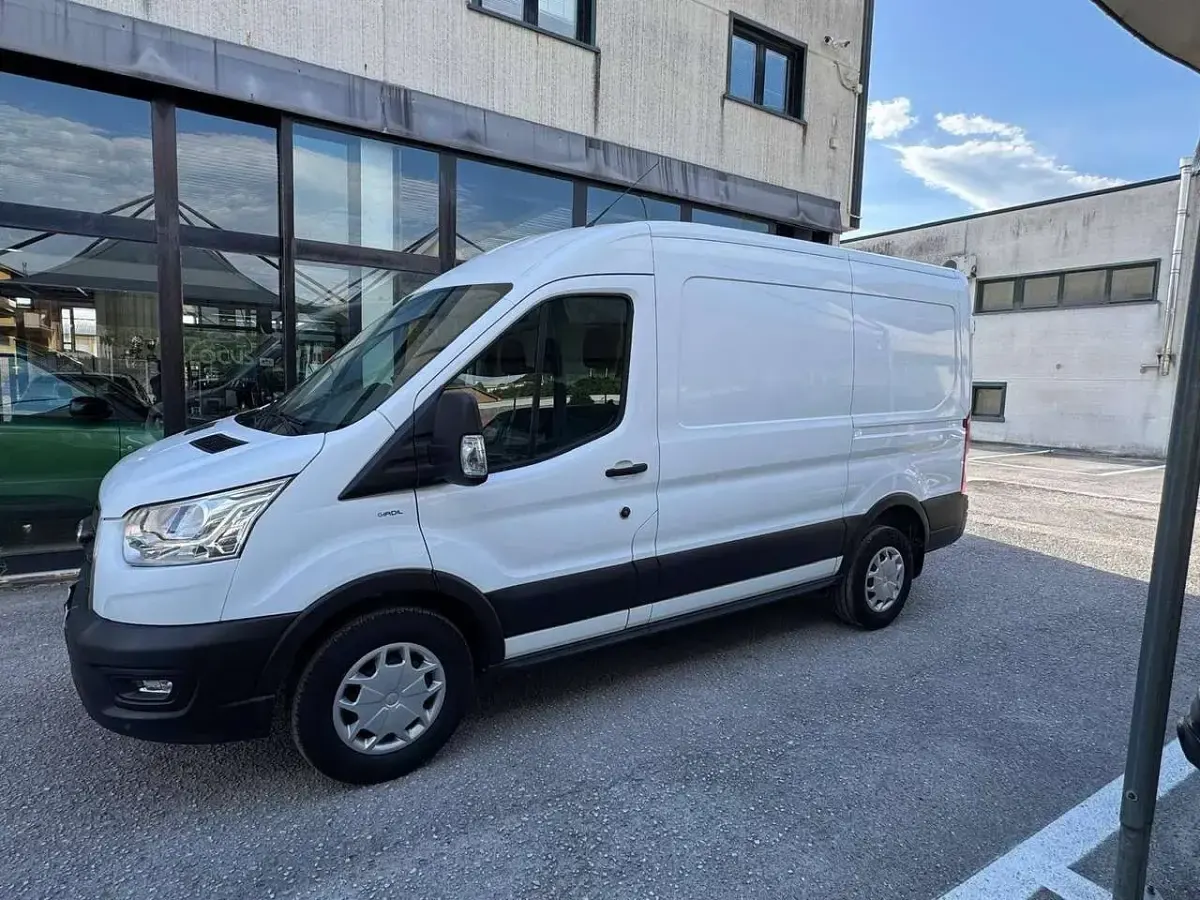 Usata Ford Transit 131 CV (96 kW) 2022 Bianco frozen Furgone