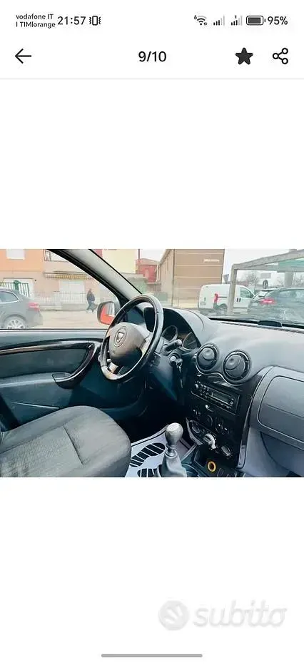 Usata Dacia Duster 107 CV (78 kW) 2010 Bianco SUV