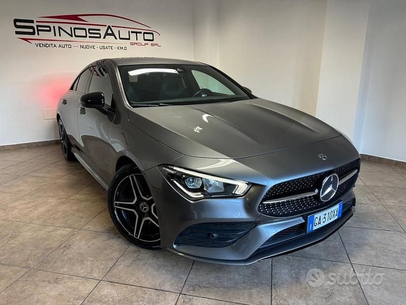 Usata Mercedes CLA200 Premium 150 CV (110 kW) 2020 Grigio Berlina