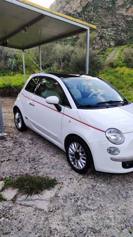 Usata Fiat 500 Lounge 95 CV (69 kW) 2014 Bianco Utilitaria