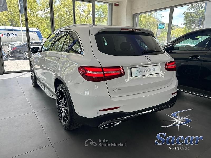Usata Mercedes GLC250 Premium 204 CV (150 kW) 2018 Bianco SUV
