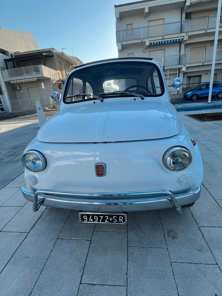 Usata Fiat 500 17 CV (12 kW) 1969 Bianco Utilitaria