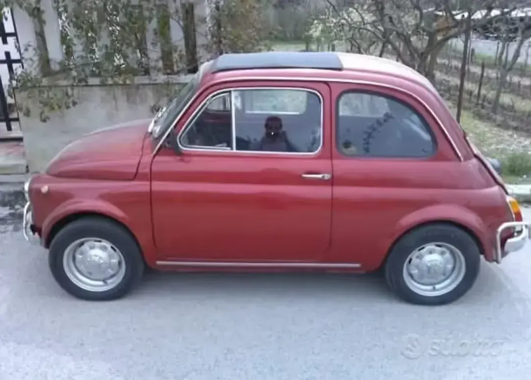Usata Fiat 500 1970 Rosso Utilitaria