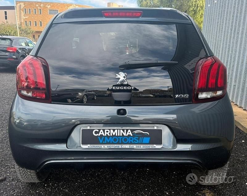 Usata Peugeot 108 Style 72 CV (52 kW) 2020 Grigio Utilitaria