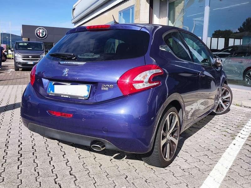 Usata Peugeot 208 Allure 115 CV (84 kW) 2012 Blu/azzurro Utilitaria
