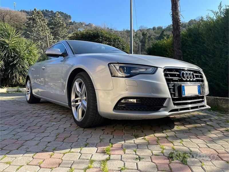 Usata Audi A5 177 CV (130 kW) 2013 Grigio Coupé