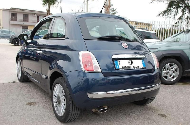 Usata Fiat 500 Lounge 69 CV (50 kW) 2009 Blu/azzurro Cabrio