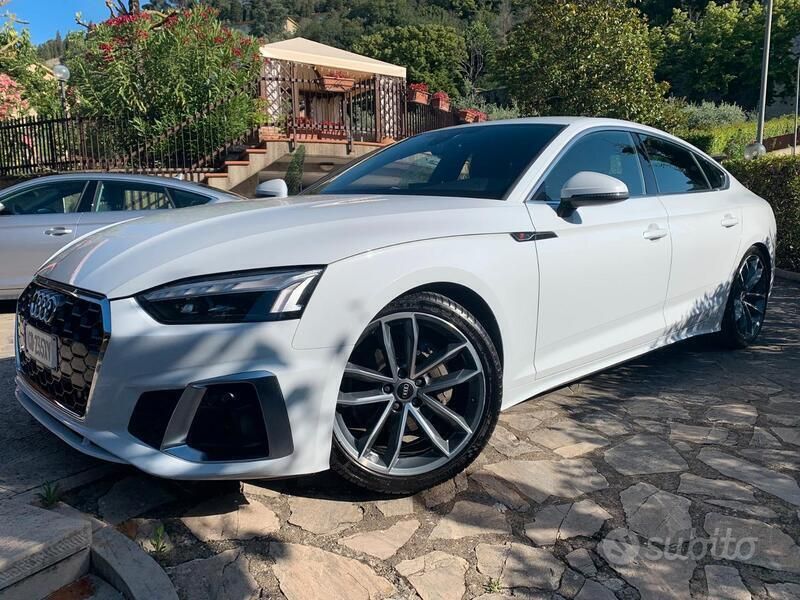 Usado Audi A5 S-Line 204 CV (150 kW) 2021 Blanco Coupe