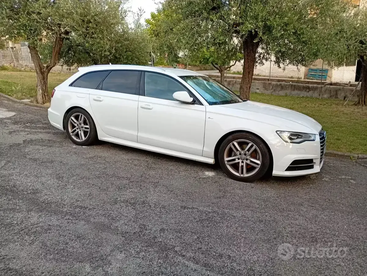 Usata Audi A6 150 CV (110 kW) 2015 Bianco Station wagon
