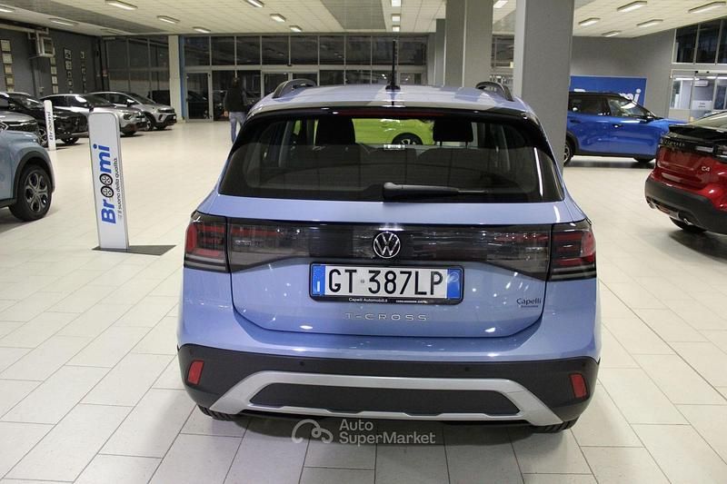 Usata VW T-Cross Life 116 CV (85 kW) 2024 Blu/azzurro SUV