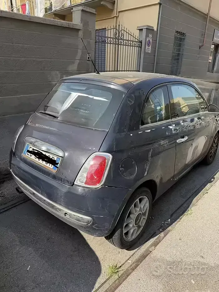Usata Fiat 500 69 CV (50 kW) 2010 Blu Berlina