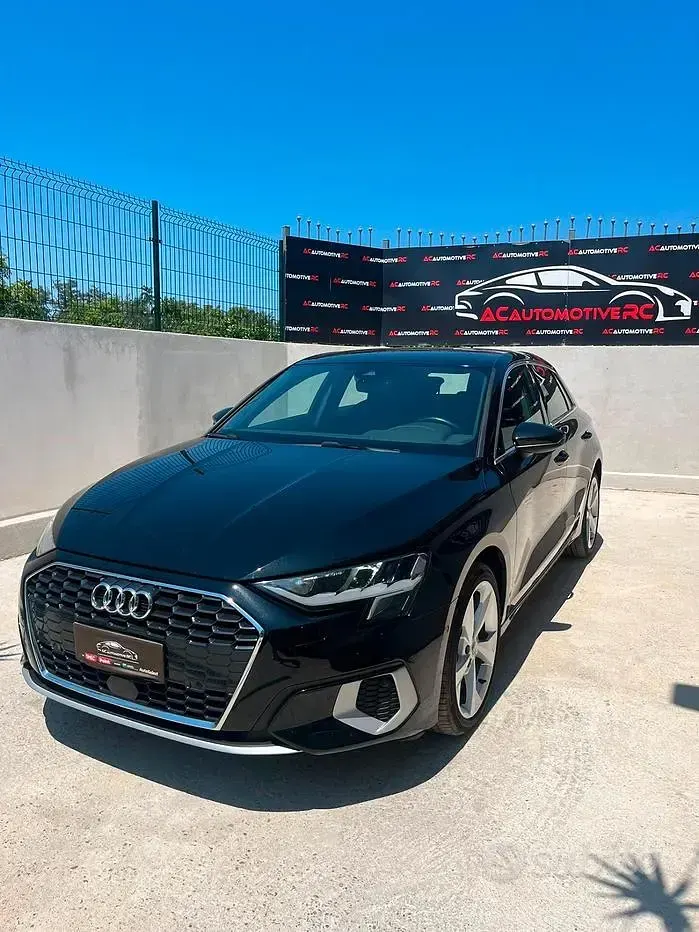 Usata Audi A3 Advanced 150 CV (110 kW) 2022 Nero Berlina
