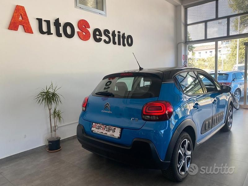 Usata Citroën C3 Shine 102 CV (75 kW) 2018 Blu Berlina