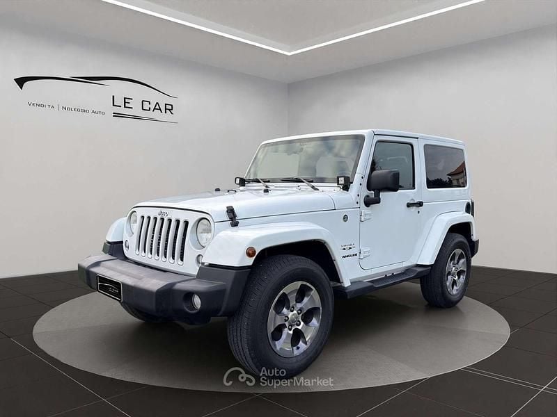 Bianco Usata 2016 Jeep Wrangler Sahara SUV | 35.900 € (Buon prezzo) - Immagine 1/4