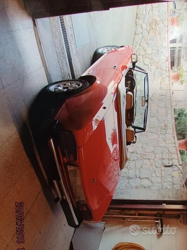 Usata Fiat 124 Spider 1982 Rosso Cabrio