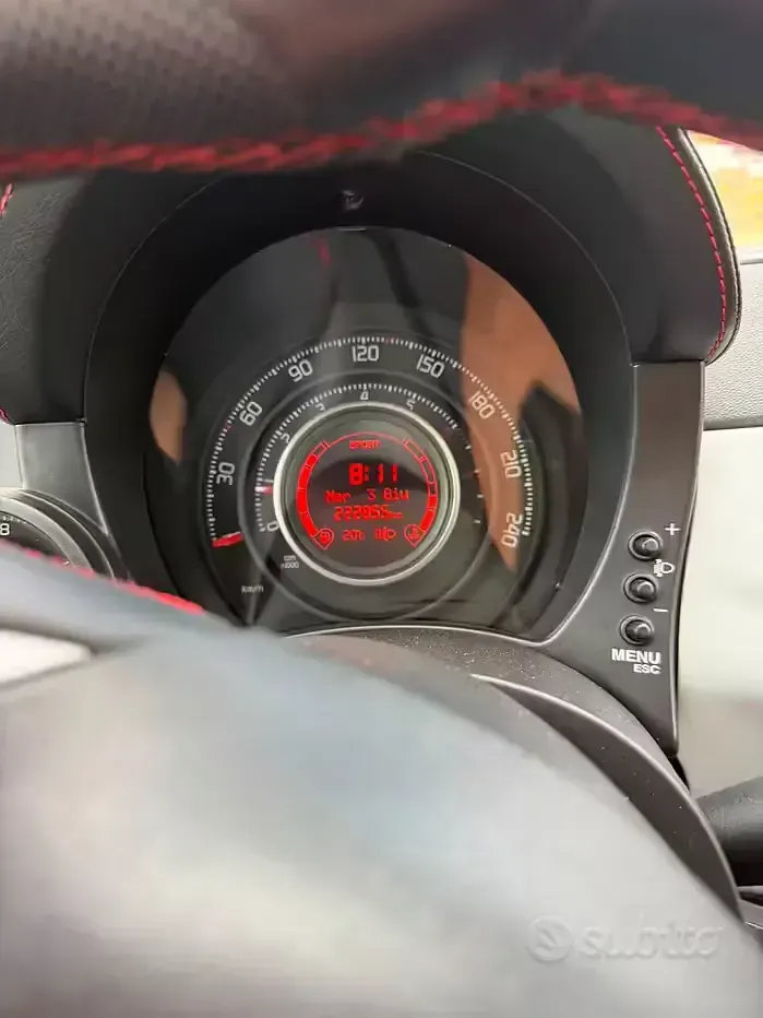 Usata Abarth 500 135 CV (99 kW) 2010 Grigio Berlina