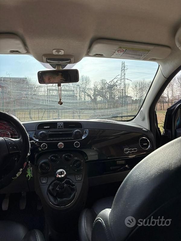 Usata Fiat 500 2010 Nero Utilitaria
