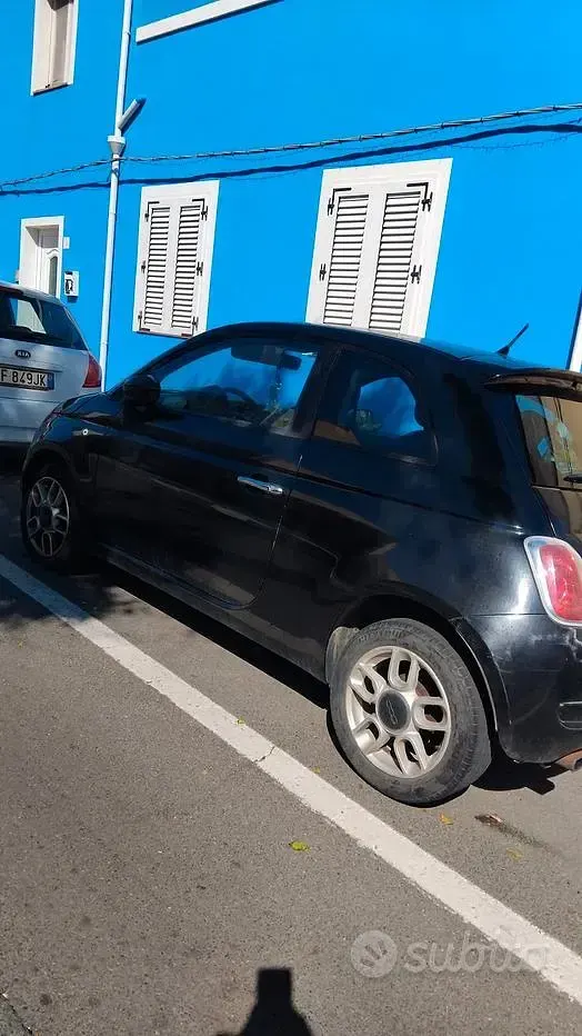 Usata Fiat 500 Sport 75 CV (55 kW) 2010 Nero Utilitaria