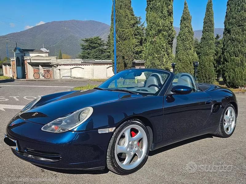 Usata Porsche Boxster 204 CV (150 kW) 1998 Blu Cabrio
