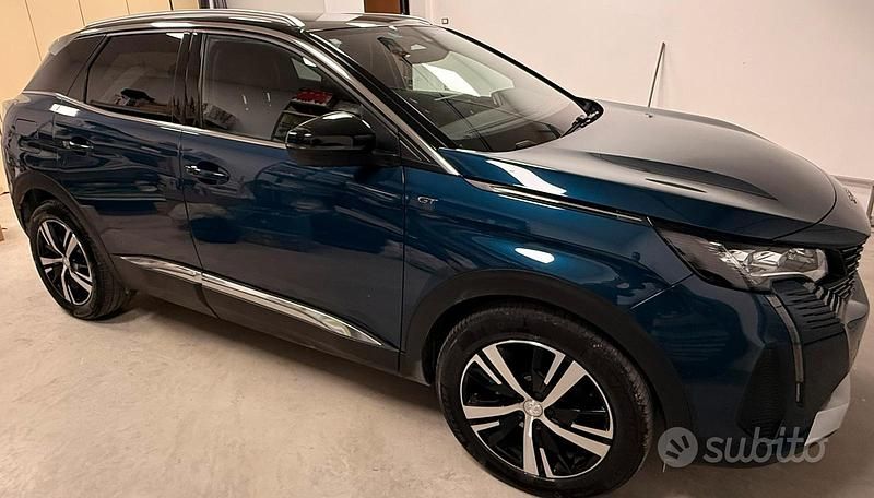 Usata Peugeot 3008 GT 131 CV (96 kW) 2022 Blu Berlina