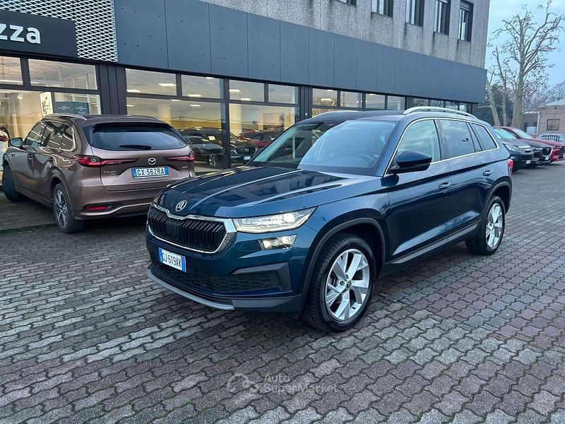 Usata Skoda Kodiaq Style 150 CV (110 kW) 2022 Blu/azzurro SUV