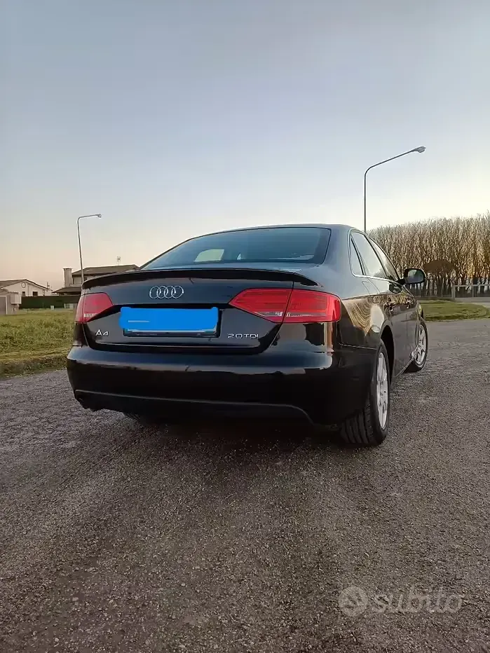 Usata Audi A4 140 CV (102 kW) 2008 Nero Berlina